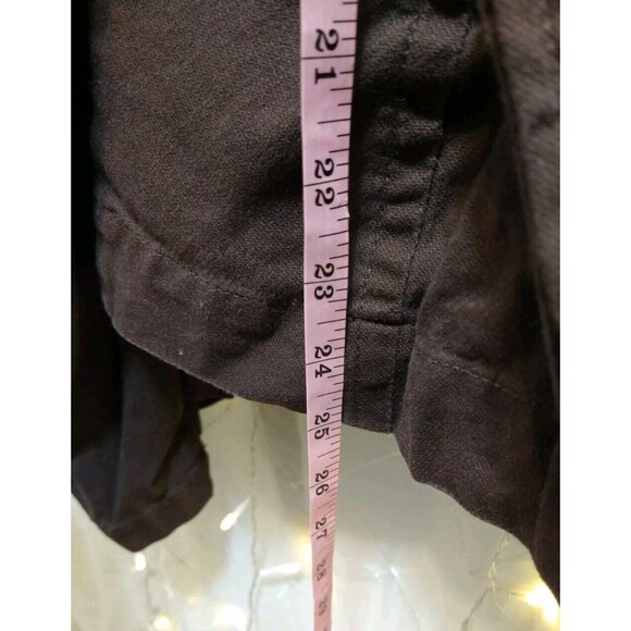 CATO WOMANS XL DARK BROWN SOFT 2 BUTTON JEAN JACKET BLAZER STYLE ACADEMIA CHIC - Picture 11 of 12